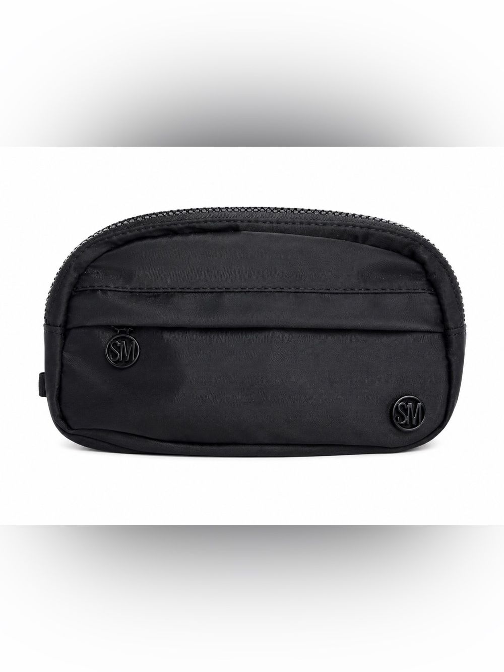 Steve Madden Black Nylon Belt Bag Fanny Pack Crossbody with Adjustable Strap